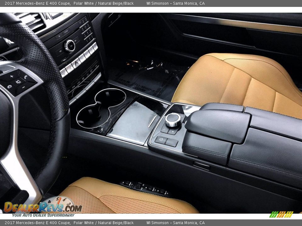 2017 Mercedes-Benz E 400 Coupe Polar White / Natural Beige/Black Photo #23