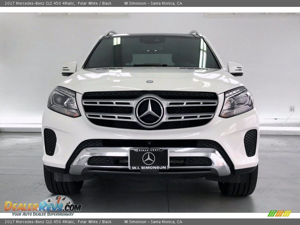 2017 Mercedes-Benz GLS 450 4Matic Polar White / Black Photo #2