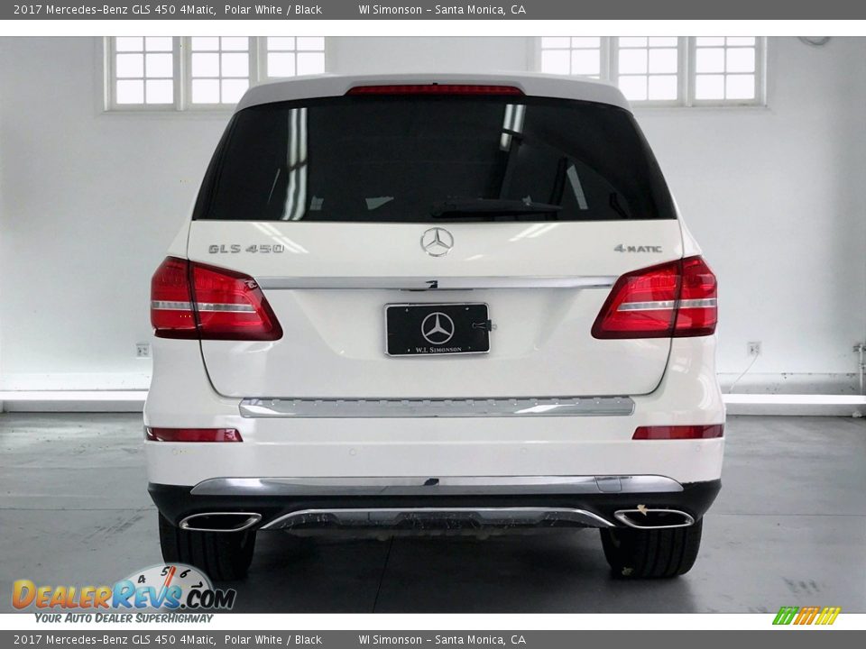 2017 Mercedes-Benz GLS 450 4Matic Polar White / Black Photo #3