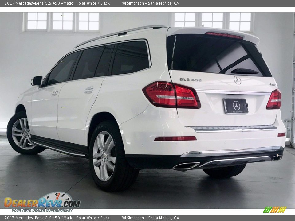 2017 Mercedes-Benz GLS 450 4Matic Polar White / Black Photo #10