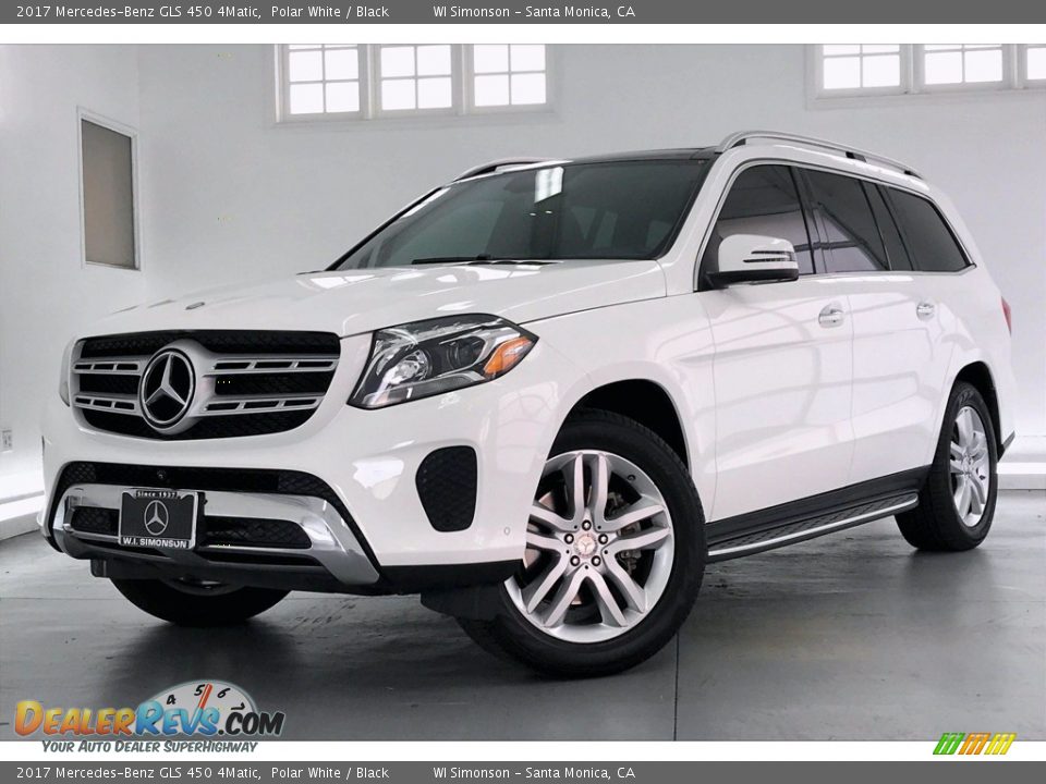 2017 Mercedes-Benz GLS 450 4Matic Polar White / Black Photo #12