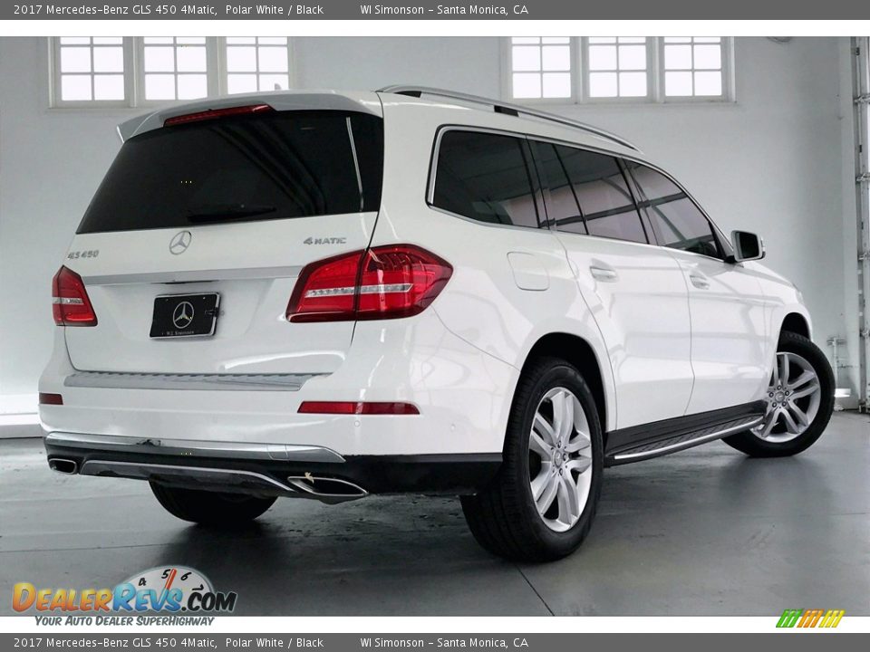 2017 Mercedes-Benz GLS 450 4Matic Polar White / Black Photo #16