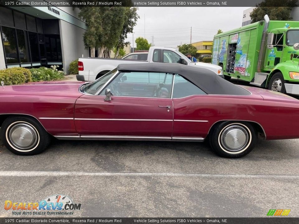 Roxena Red 1975 Cadillac Eldorado Convertible Photo #1