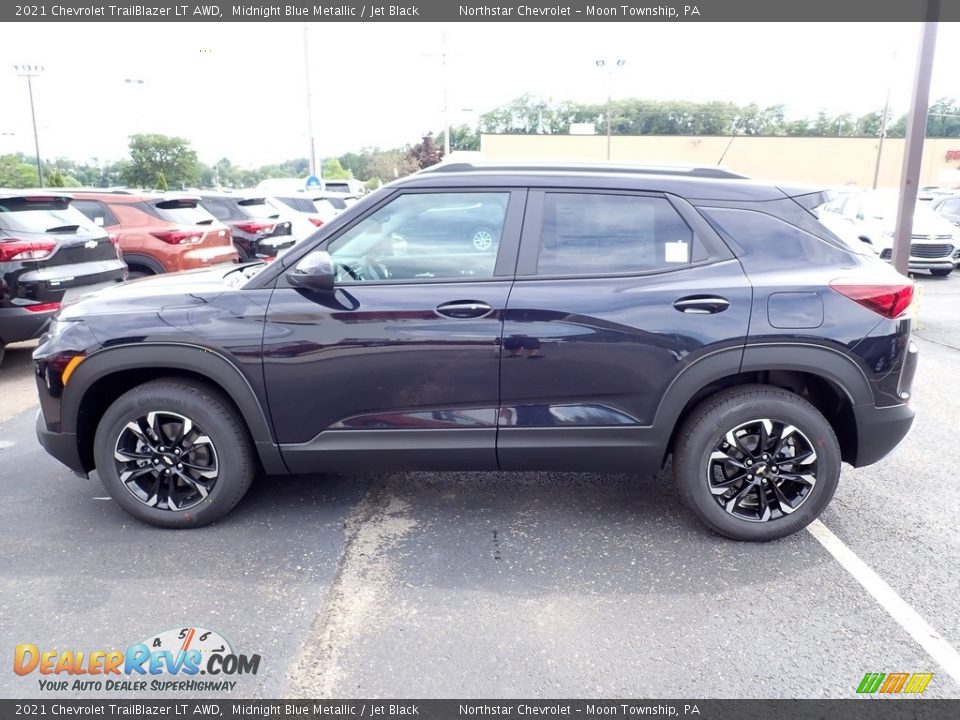 2021 Chevrolet TrailBlazer LT AWD Midnight Blue Metallic / Jet Black Photo #3