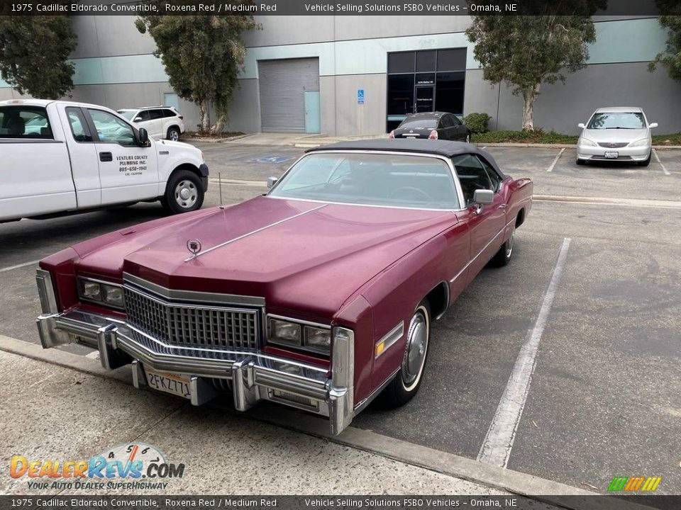 Roxena Red 1975 Cadillac Eldorado Convertible Photo #5