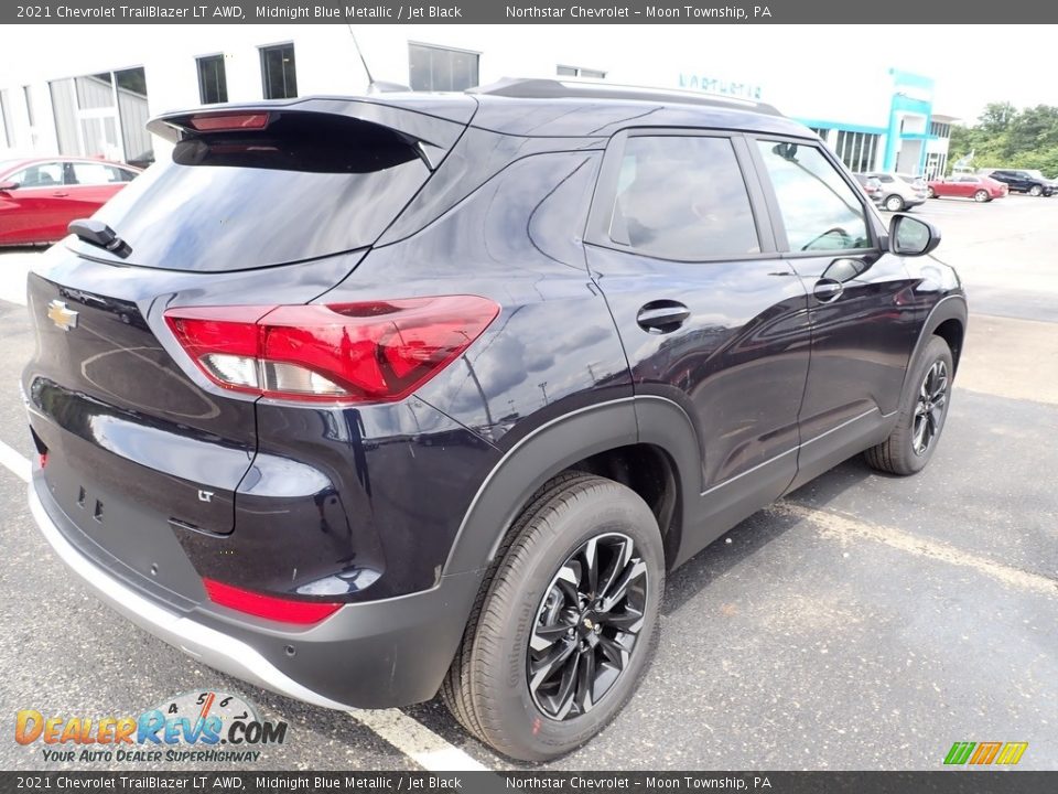2021 Chevrolet TrailBlazer LT AWD Midnight Blue Metallic / Jet Black Photo #6