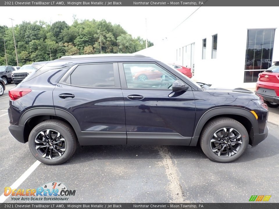 2021 Chevrolet TrailBlazer LT AWD Midnight Blue Metallic / Jet Black Photo #7