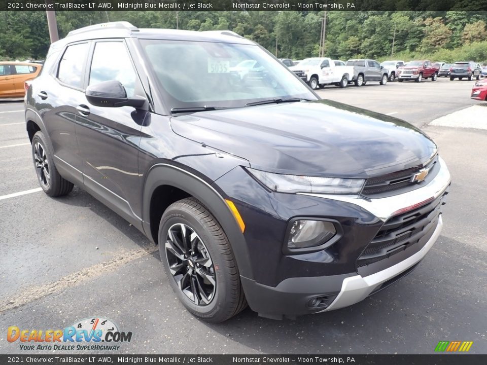 2021 Chevrolet TrailBlazer LT AWD Midnight Blue Metallic / Jet Black Photo #8