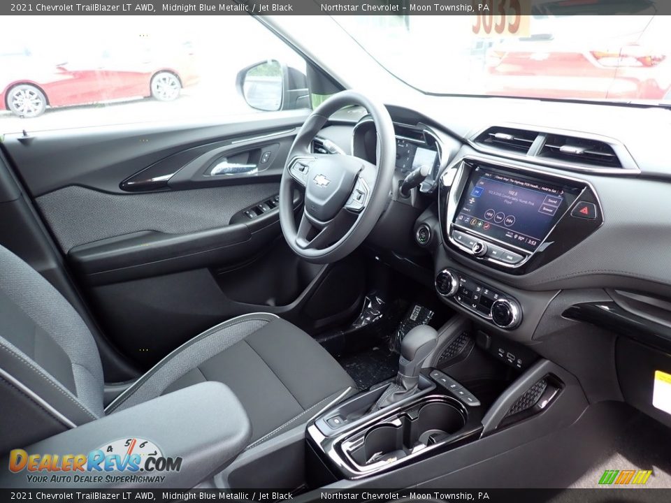 2021 Chevrolet TrailBlazer LT AWD Midnight Blue Metallic / Jet Black Photo #12