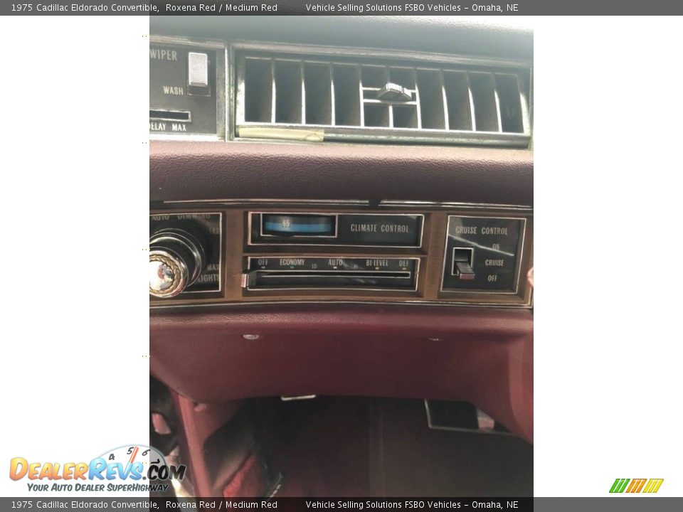 Controls of 1975 Cadillac Eldorado Convertible Photo #12