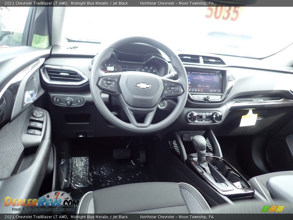 2021 Chevrolet TrailBlazer LT AWD Midnight Blue Metallic / Jet Black Photo #14