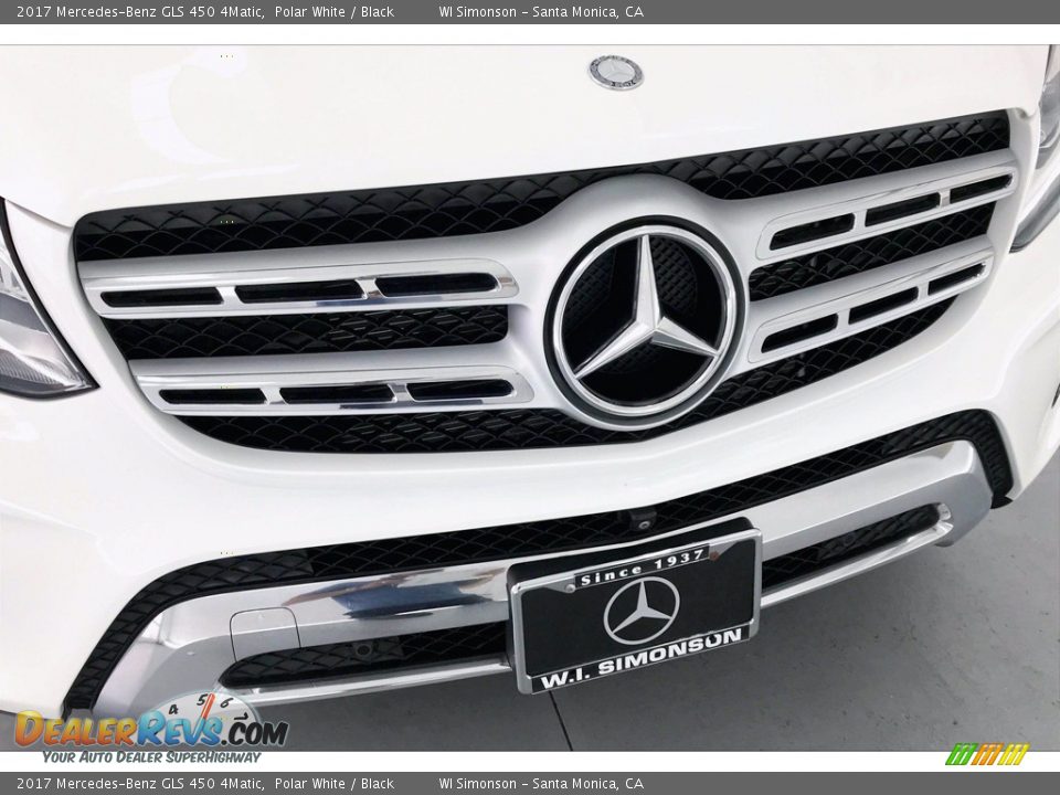 2017 Mercedes-Benz GLS 450 4Matic Polar White / Black Photo #33