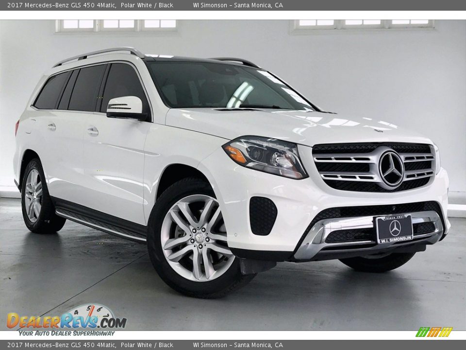 2017 Mercedes-Benz GLS 450 4Matic Polar White / Black Photo #34