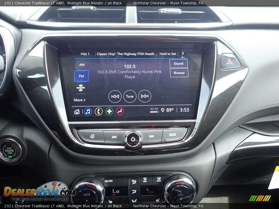 2021 Chevrolet TrailBlazer LT AWD Midnight Blue Metallic / Jet Black Photo #18