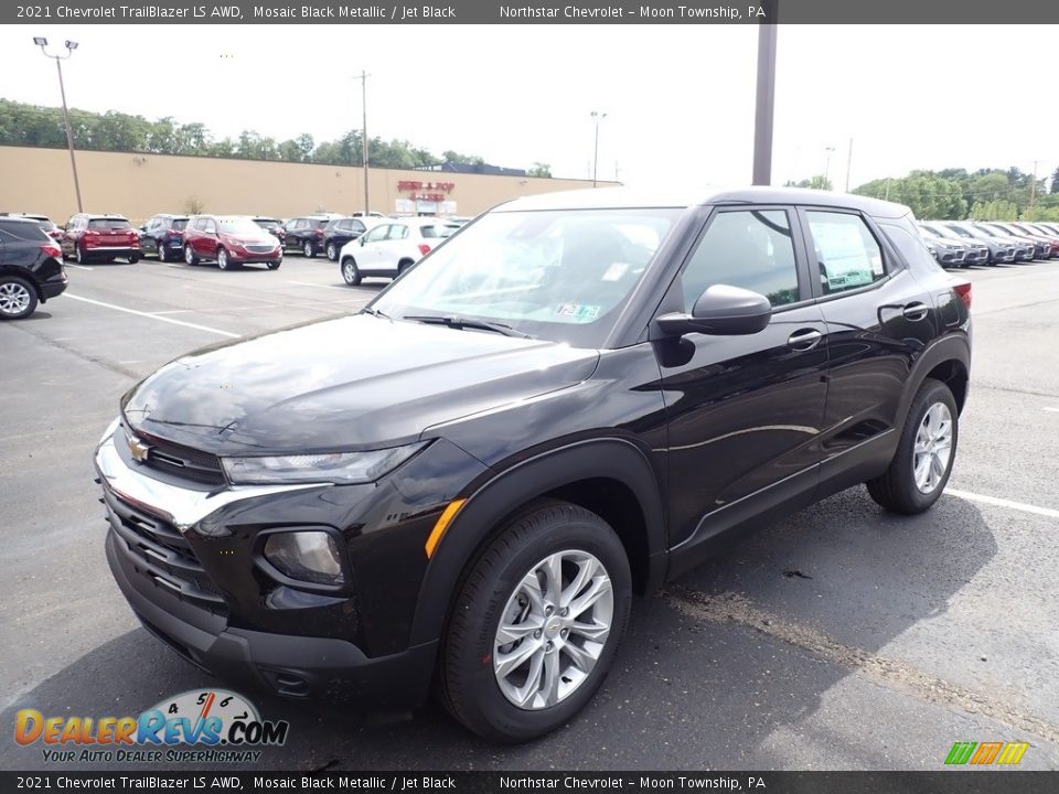 2021 Chevrolet TrailBlazer LS AWD Mosaic Black Metallic / Jet Black Photo #1