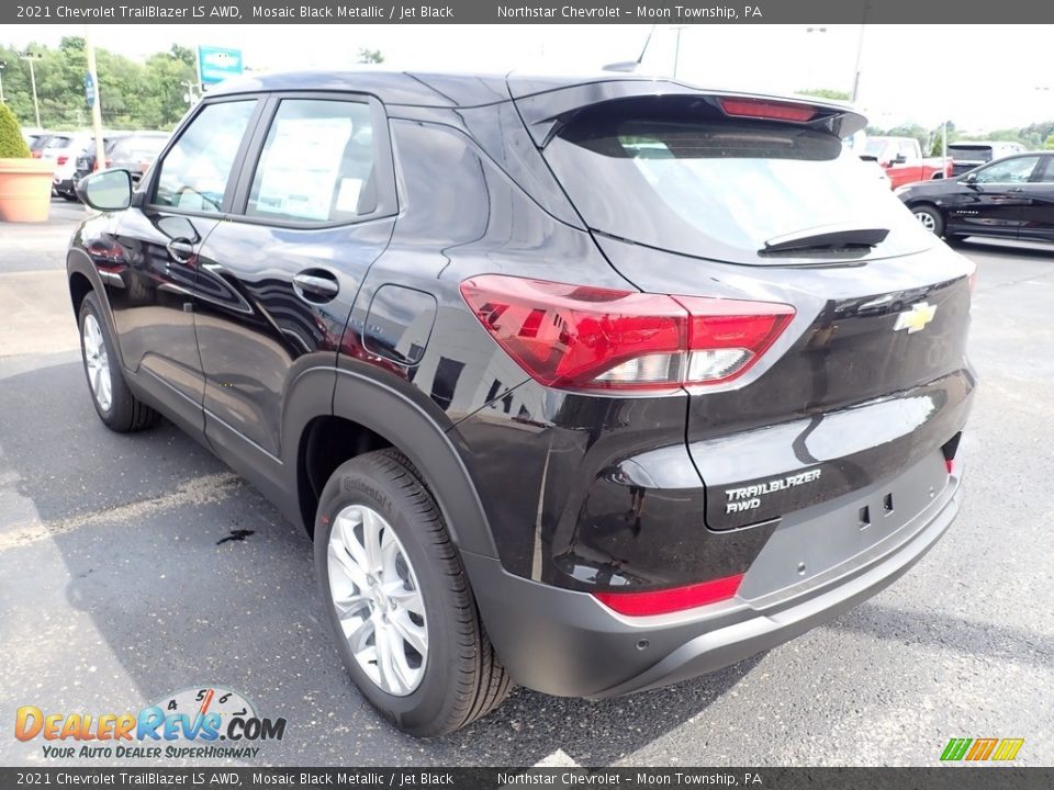 2021 Chevrolet TrailBlazer LS AWD Mosaic Black Metallic / Jet Black Photo #3