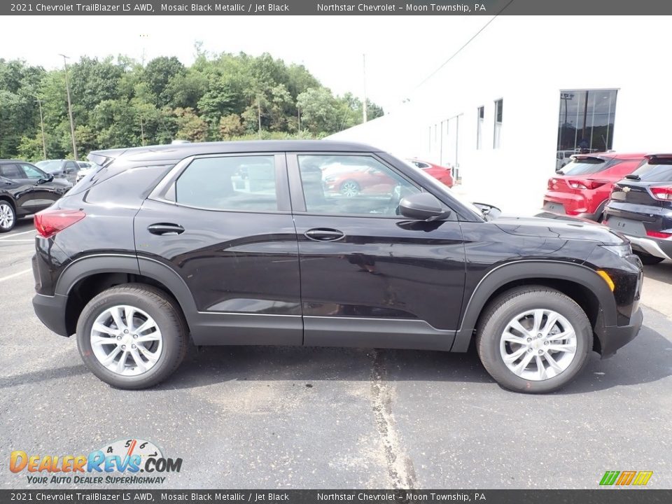 2021 Chevrolet TrailBlazer LS AWD Mosaic Black Metallic / Jet Black Photo #6
