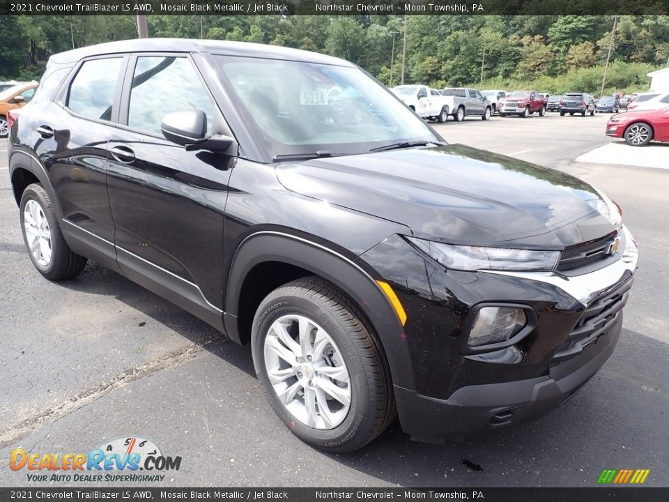 2021 Chevrolet TrailBlazer LS AWD Mosaic Black Metallic / Jet Black Photo #7