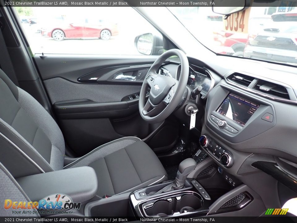 2021 Chevrolet TrailBlazer LS AWD Mosaic Black Metallic / Jet Black Photo #10