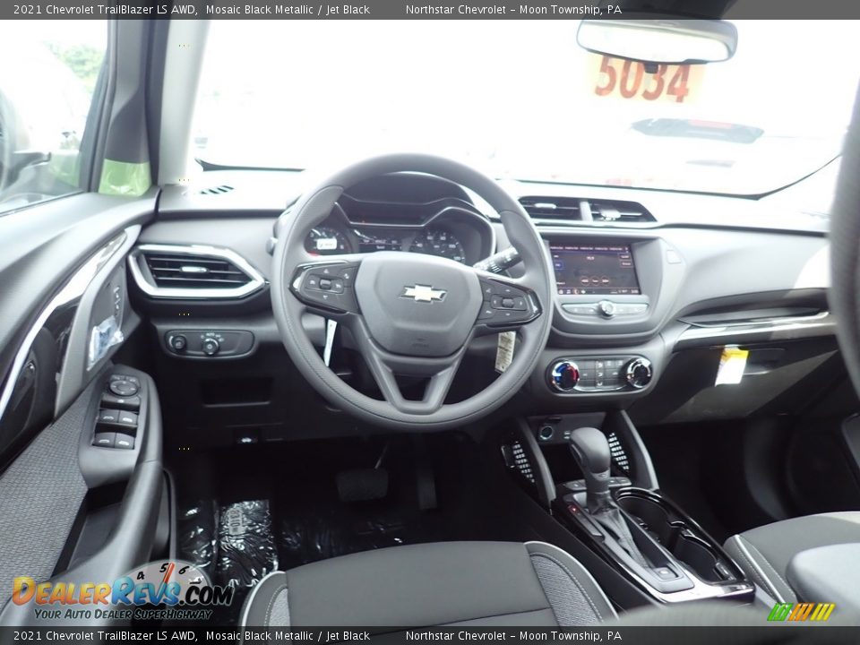 2021 Chevrolet TrailBlazer LS AWD Mosaic Black Metallic / Jet Black Photo #12