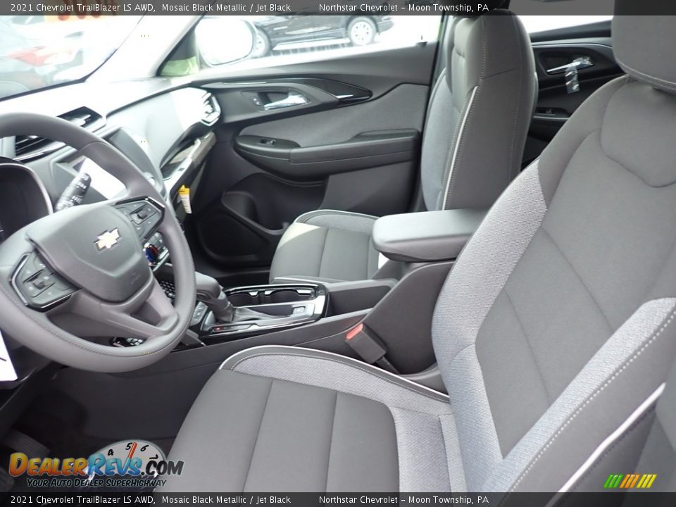 2021 Chevrolet TrailBlazer LS AWD Mosaic Black Metallic / Jet Black Photo #13