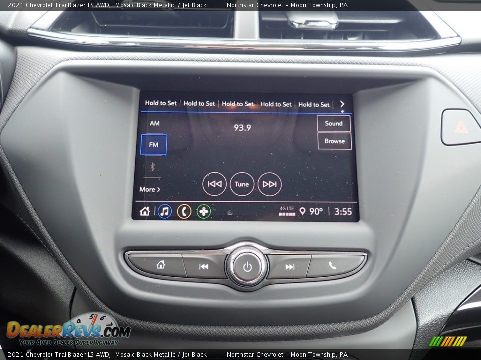 2021 Chevrolet TrailBlazer LS AWD Mosaic Black Metallic / Jet Black Photo #16