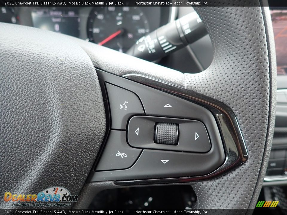 2021 Chevrolet TrailBlazer LS AWD Mosaic Black Metallic / Jet Black Photo #18