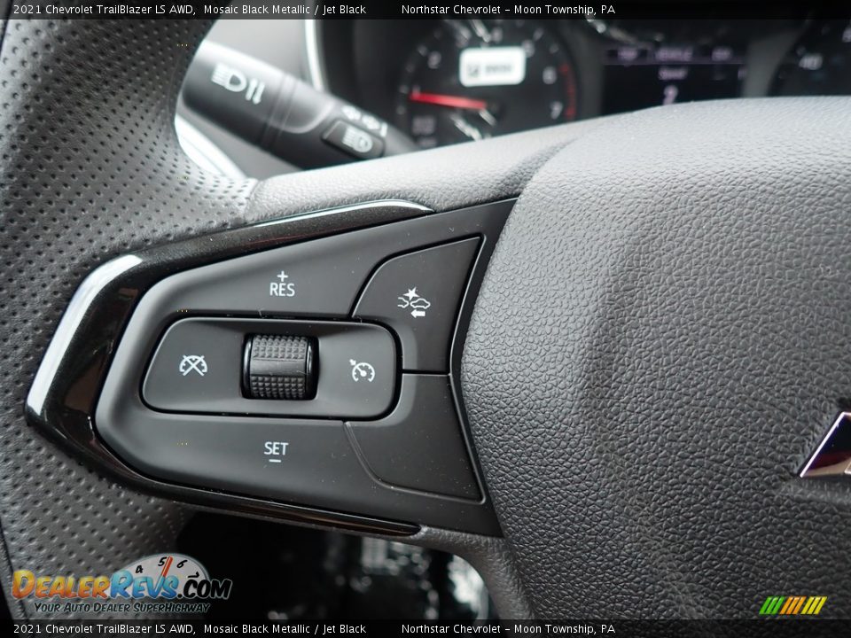 2021 Chevrolet TrailBlazer LS AWD Mosaic Black Metallic / Jet Black Photo #19