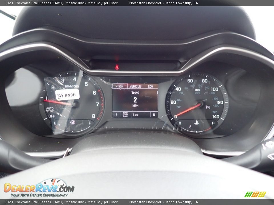 2021 Chevrolet TrailBlazer LS AWD Mosaic Black Metallic / Jet Black Photo #20