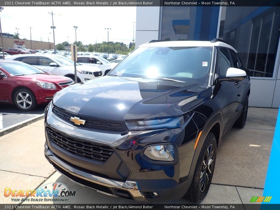 2021 Chevrolet TrailBlazer ACTIV AWD Mosaic Black Metallic / Jet Black/Almond Butter Photo #1