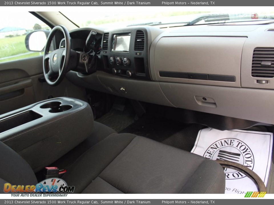 2013 Chevrolet Silverado 1500 Work Truck Regular Cab Summit White / Dark Titanium Photo #21