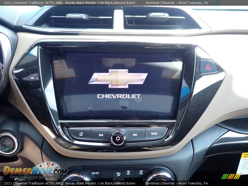 2021 Chevrolet TrailBlazer ACTIV AWD Mosaic Black Metallic / Jet Black/Almond Butter Photo #15