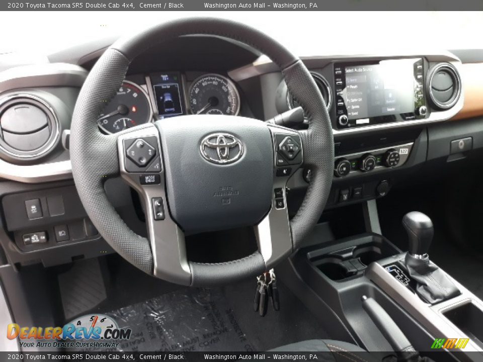 2020 Toyota Tacoma SR5 Double Cab 4x4 Cement / Black Photo #23