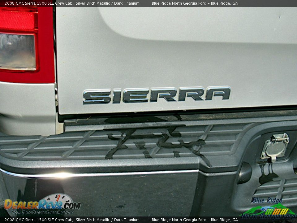 2008 GMC Sierra 1500 SLE Crew Cab Silver Birch Metallic / Dark Titanium Photo #23