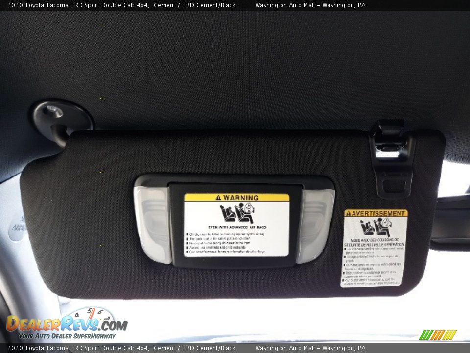 2020 Toyota Tacoma TRD Sport Double Cab 4x4 Cement / TRD Cement/Black Photo #19
