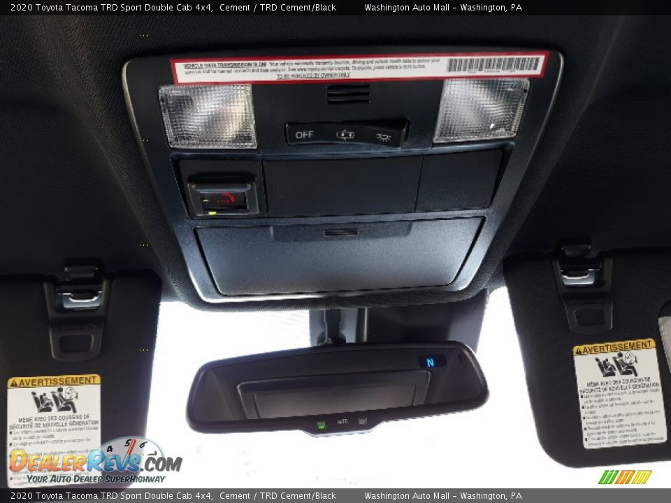 2020 Toyota Tacoma TRD Sport Double Cab 4x4 Cement / TRD Cement/Black Photo #20