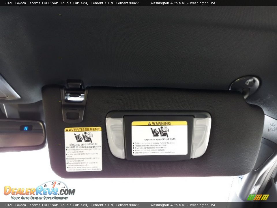 2020 Toyota Tacoma TRD Sport Double Cab 4x4 Cement / TRD Cement/Black Photo #21