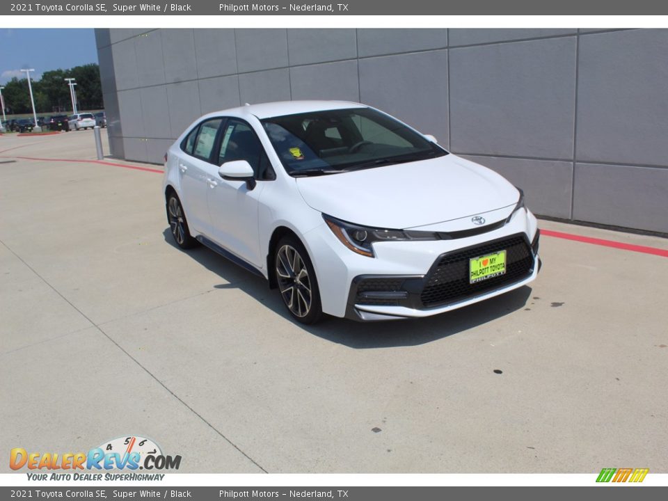 Super White 2021 Toyota Corolla SE Photo #2