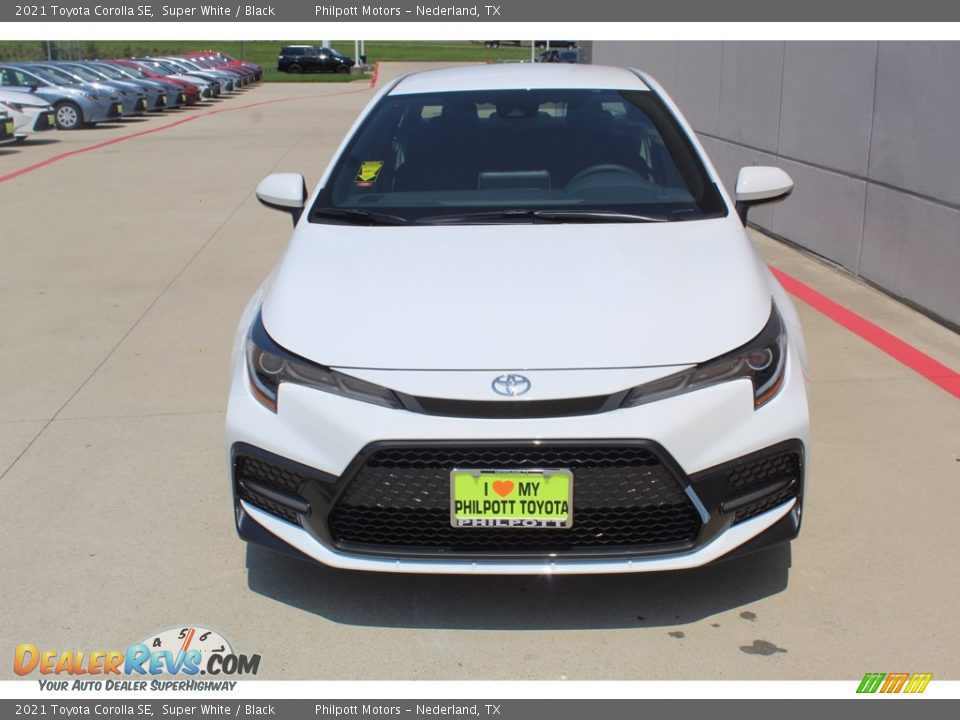 2021 Toyota Corolla SE Super White / Black Photo #3