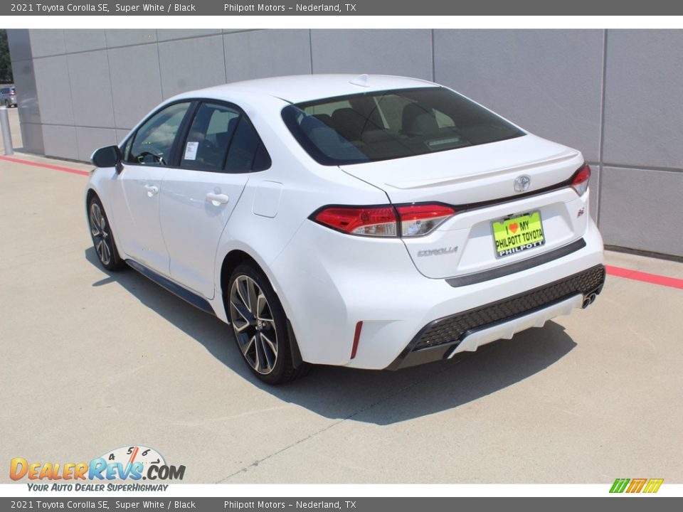 2021 Toyota Corolla SE Super White / Black Photo #6