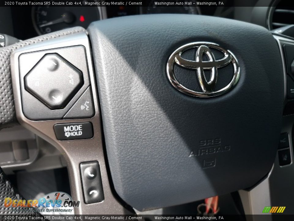 2020 Toyota Tacoma SR5 Double Cab 4x4 Magnetic Gray Metallic / Cement Photo #5