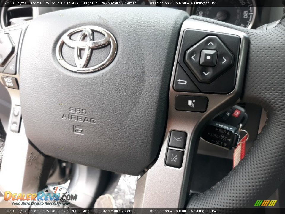2020 Toyota Tacoma SR5 Double Cab 4x4 Magnetic Gray Metallic / Cement Photo #6