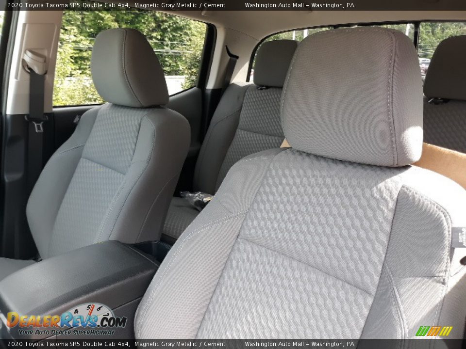 2020 Toyota Tacoma SR5 Double Cab 4x4 Magnetic Gray Metallic / Cement Photo #23