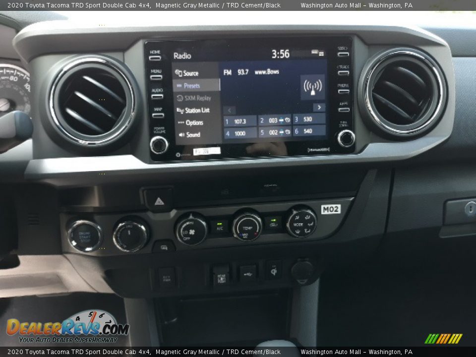 2020 Toyota Tacoma TRD Sport Double Cab 4x4 Magnetic Gray Metallic / TRD Cement/Black Photo #12