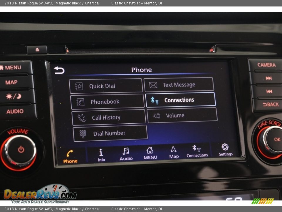 2018 Nissan Rogue SV AWD Magnetic Black / Charcoal Photo #11