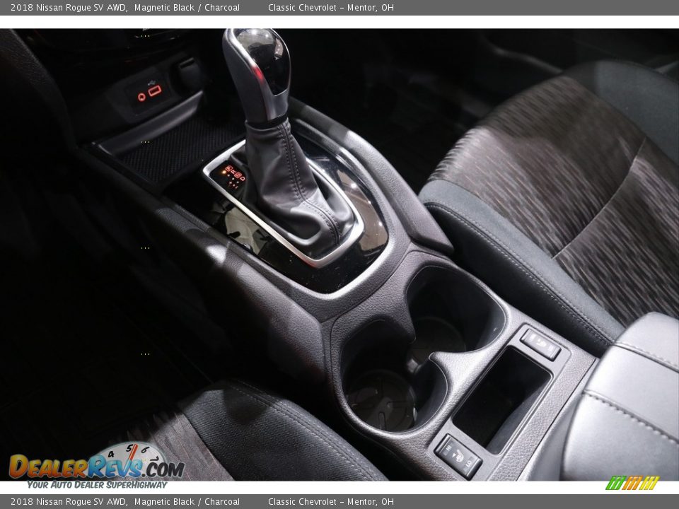 2018 Nissan Rogue SV AWD Magnetic Black / Charcoal Photo #14