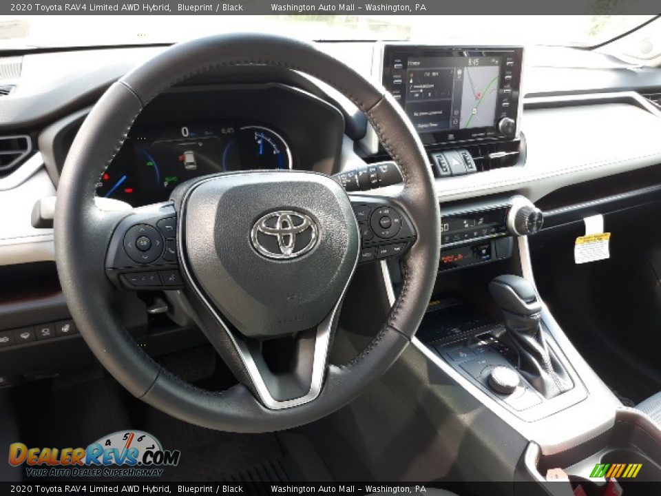 2020 Toyota RAV4 Limited AWD Hybrid Blueprint / Black Photo #3