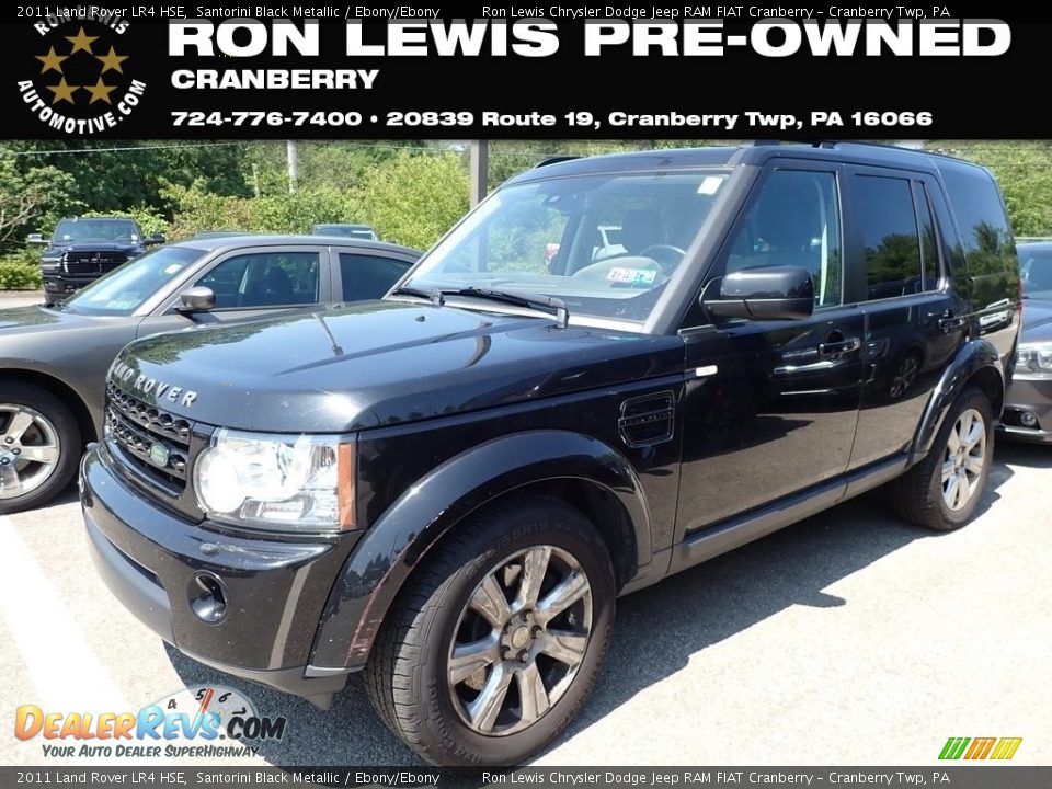 2011 Land Rover LR4 HSE Santorini Black Metallic / Ebony/Ebony Photo #1
