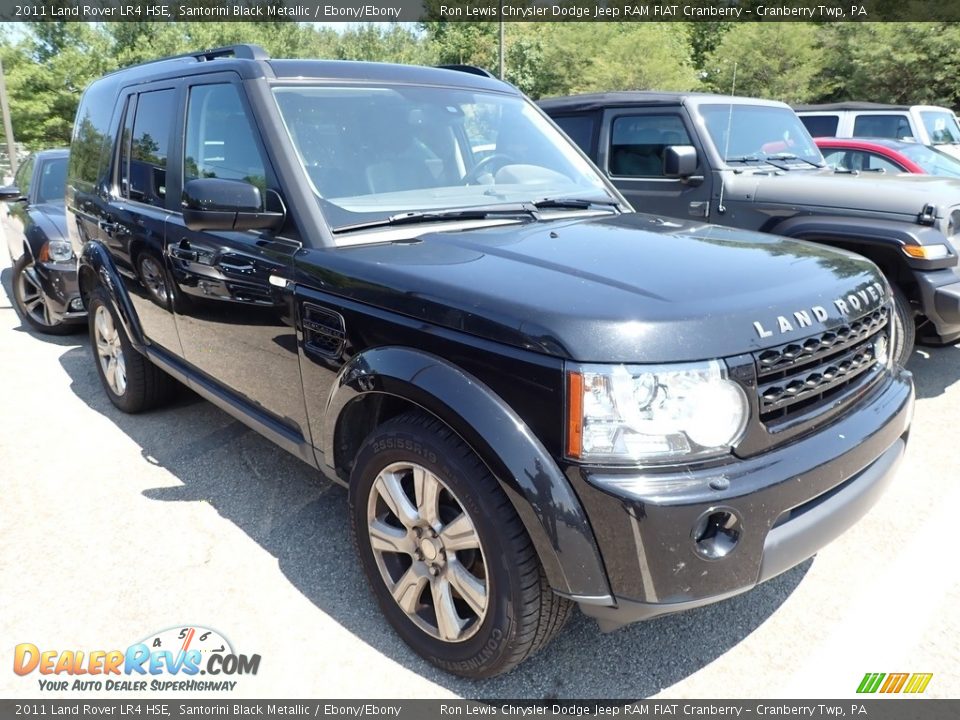 2011 Land Rover LR4 HSE Santorini Black Metallic / Ebony/Ebony Photo #2