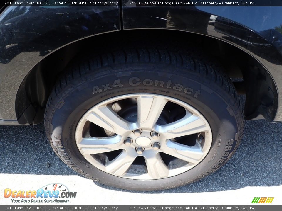 2011 Land Rover LR4 HSE Santorini Black Metallic / Ebony/Ebony Photo #5
